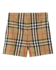 Shorts per neonato Burberry Kids in check - Ninna Nanna