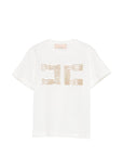 T-shirt per bambina Elisabetta Franchi Kids con logo - Ninna Nanna