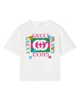 T-shirt per bambina Gucci Kids con stampa - Ninna Nanna