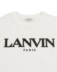 T-shirt per bambina Lanvin Enfant con logo - Ninna Nanna