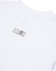 T-shirt per bambina Maison Margiela Kids con logo - Ninna Nanna