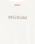 T-shirt per bambina Missoni Kids con logo - Ninna Nanna