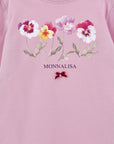 T-shirt per bambina Monnalisa con fiori - Ninna Nanna