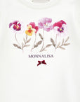 T-shirt per bambina Monnalisa con fiori - Ninna Nanna