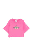 T-shirt per bambina Moschino Kids crop - Ninna Nanna