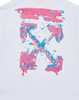 T-shirt per bambina Off White Kids con logo - Ninna Nanna