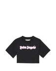 T-shirt per bambina Palm Angels Kids crop - Ninna Nanna