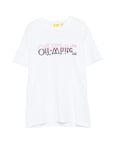 T-shirt per bambino Off White Kids con stampa - Ninna Nanna