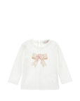 T-shirt per neonata Monnalisa con stampa - Ninna Nanna
