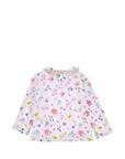 T-shirt per neonata Monnalisa fiorellini - Ninna Nanna