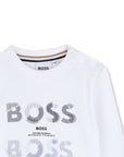 T-shirt per neonato Boss Kids con stampa - Ninna Nanna