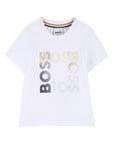 T-shirt per neonato Boss Kids con stampa - Ninna Nanna