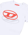 T-shirt per neonato Diesel Kids con logo - Ninna Nanna