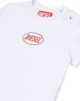 T-shirt per neonato Diesel Kids con logo - Ninna Nanna