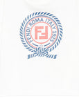 T-shirt per neonato Fendi Kids con logo - Ninna Nanna