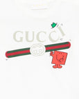T-shirt per neonato Gucci Kids con stampa - Ninna Nanna