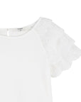 Top per bambina Chloé Kids con rouches - Ninna Nanna