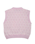 Top per bambina Fendi Kids in maglia - Ninna Nanna