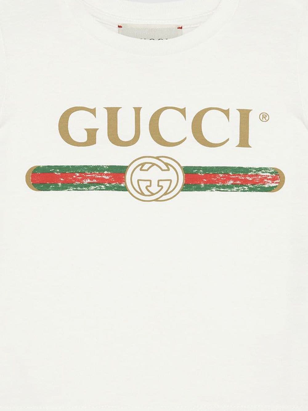 Gucci Kids t-shirt con logo