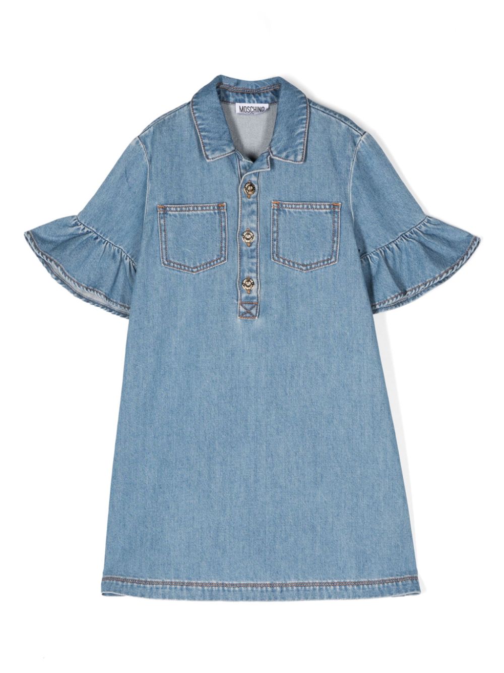 Moschino Kids abito in jeans