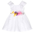Abito per bambina Monnalisa con ruches 11A9151940 0099 MONNALISA 