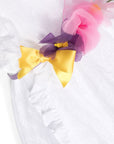 Abito per bambina Monnalisa con ruches 11A9151940 0099 MONNALISA 