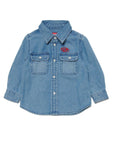 Diesel Kids camicia in jeans