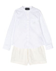 Emporio Armani Kids completo Camicia e shorts