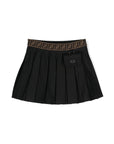 Fendi Kids pleated skirt