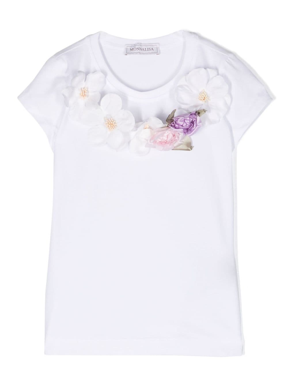 Monnalisa t-shirt con fiori