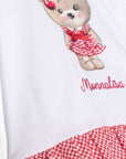 Monnalisa Maxi t-shirt con stampa