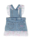 Monnalisa denim overalls