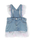 Monnalisa denim overalls