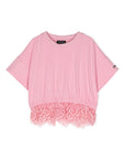 Monnalisa lace t-shirt