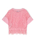 Monnalisa lace t-shirt