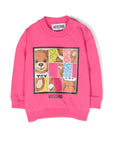 Moschino Kids felpa con stampa