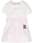 Moschino Kids completo t-shirt e salopette