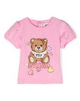 Moschino Kids t-shirt with Teddy