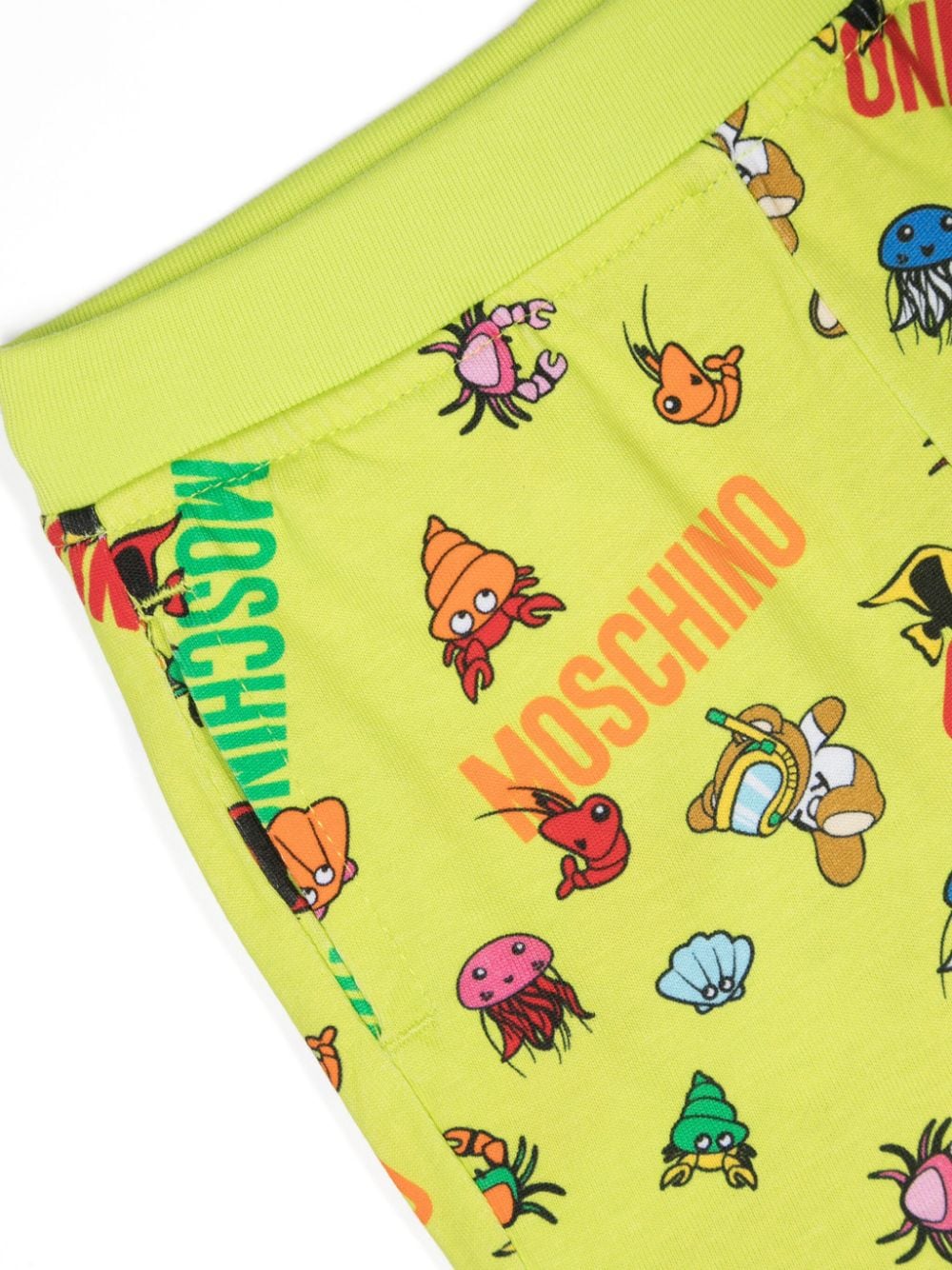 Moschino Kids completo t-shirt e shorts