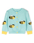 Stella McCartney Kids cardigan con api