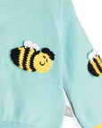 Stella McCartney Kids cardigan con api