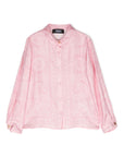 Versace Kids camicia con stampa barocca