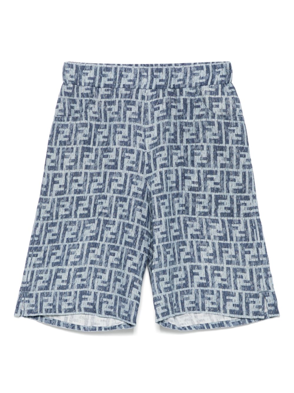 Fendi Kids bermuda in lino JMF531AUK2 F1I11 FENDI KIDS 