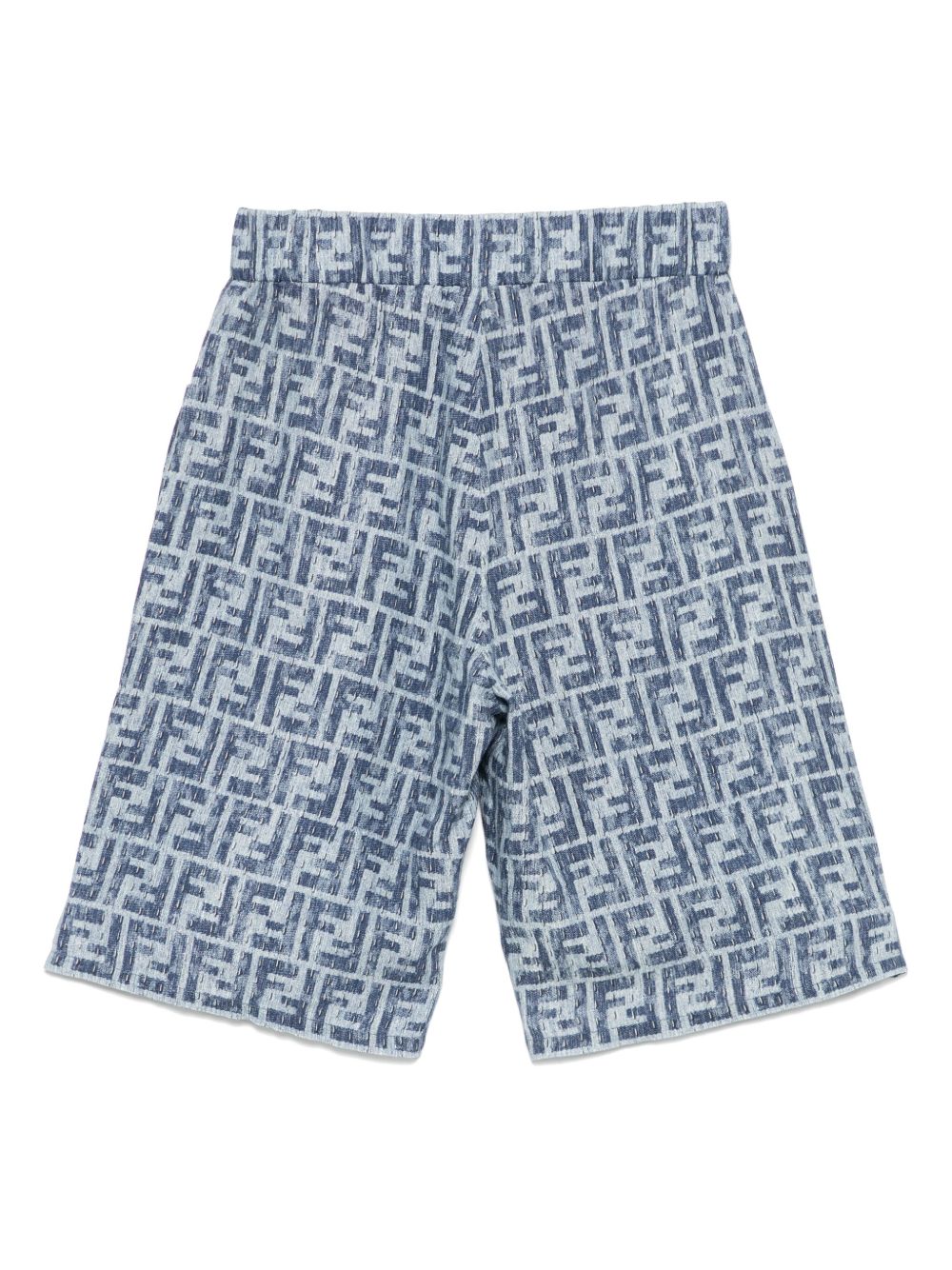 Fendi Kids bermuda in lino JMF531AUK2 F1I11 FENDI KIDS 