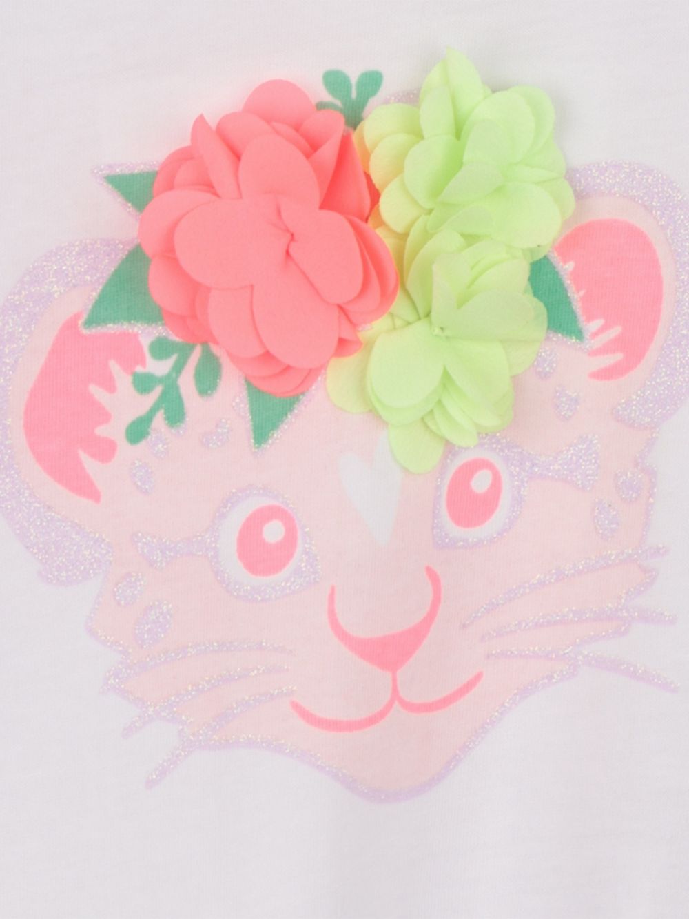 T-shirt per neonata Billieblush con fiori U21782 10P BILLIEBLUSH KIDS 