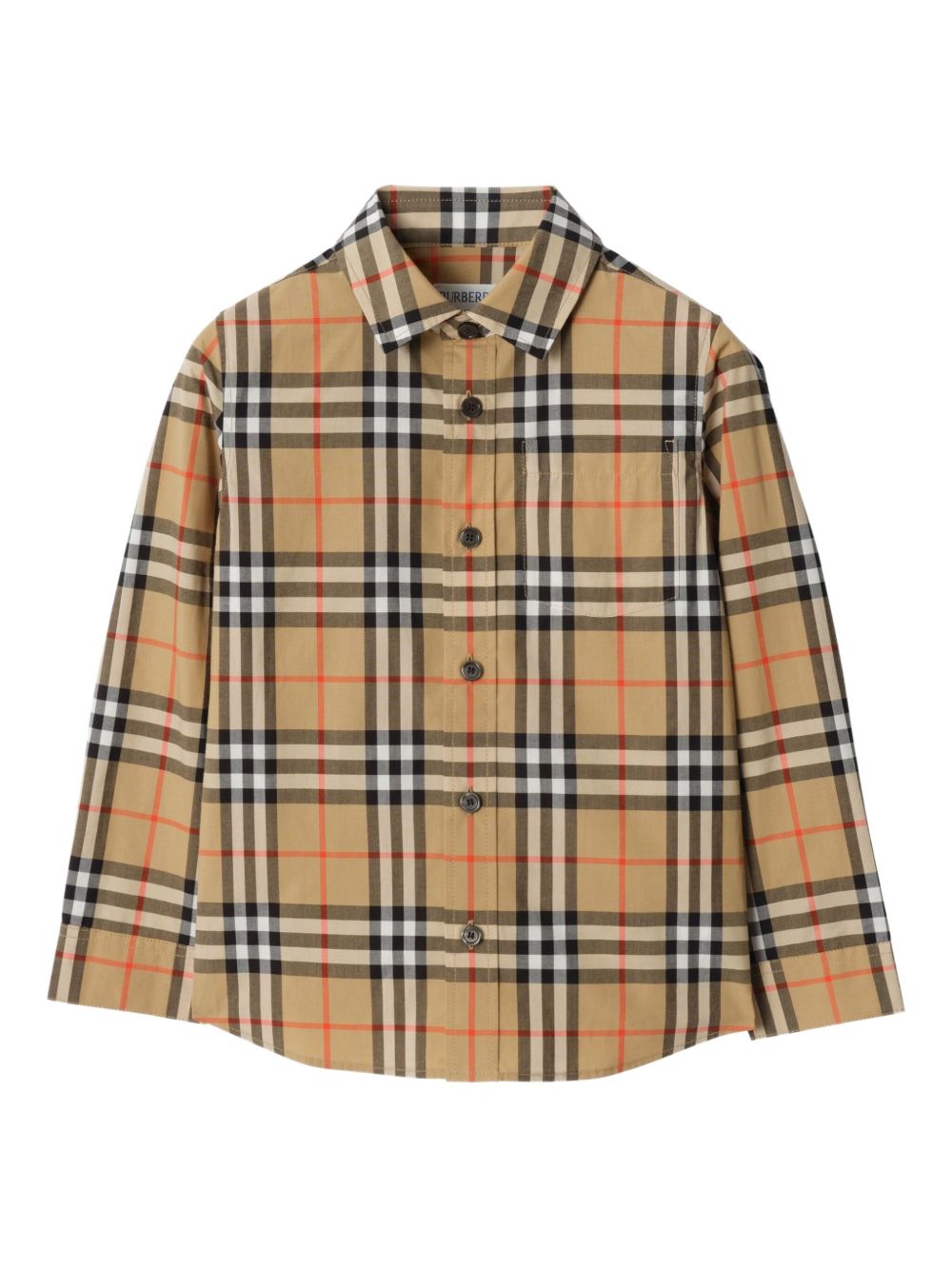 Camicia per bambino Burberry Kids in check 8117166 B9368 BURBERRY KIDS 