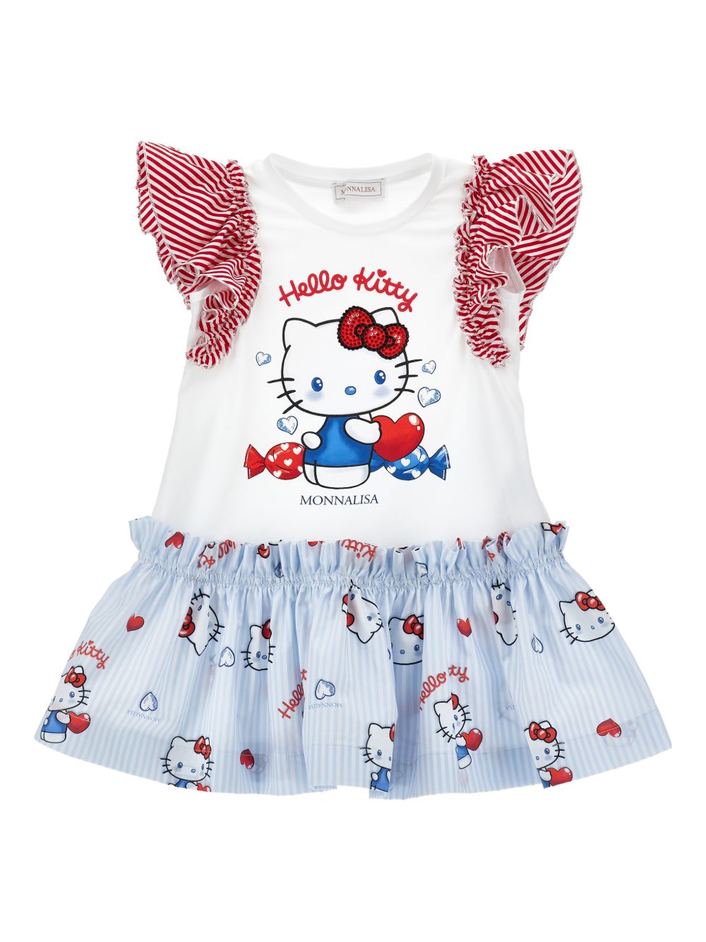 Abito per bambina Monnalisa Hello Kitty 11G9177201 0099 MONNALISA 
