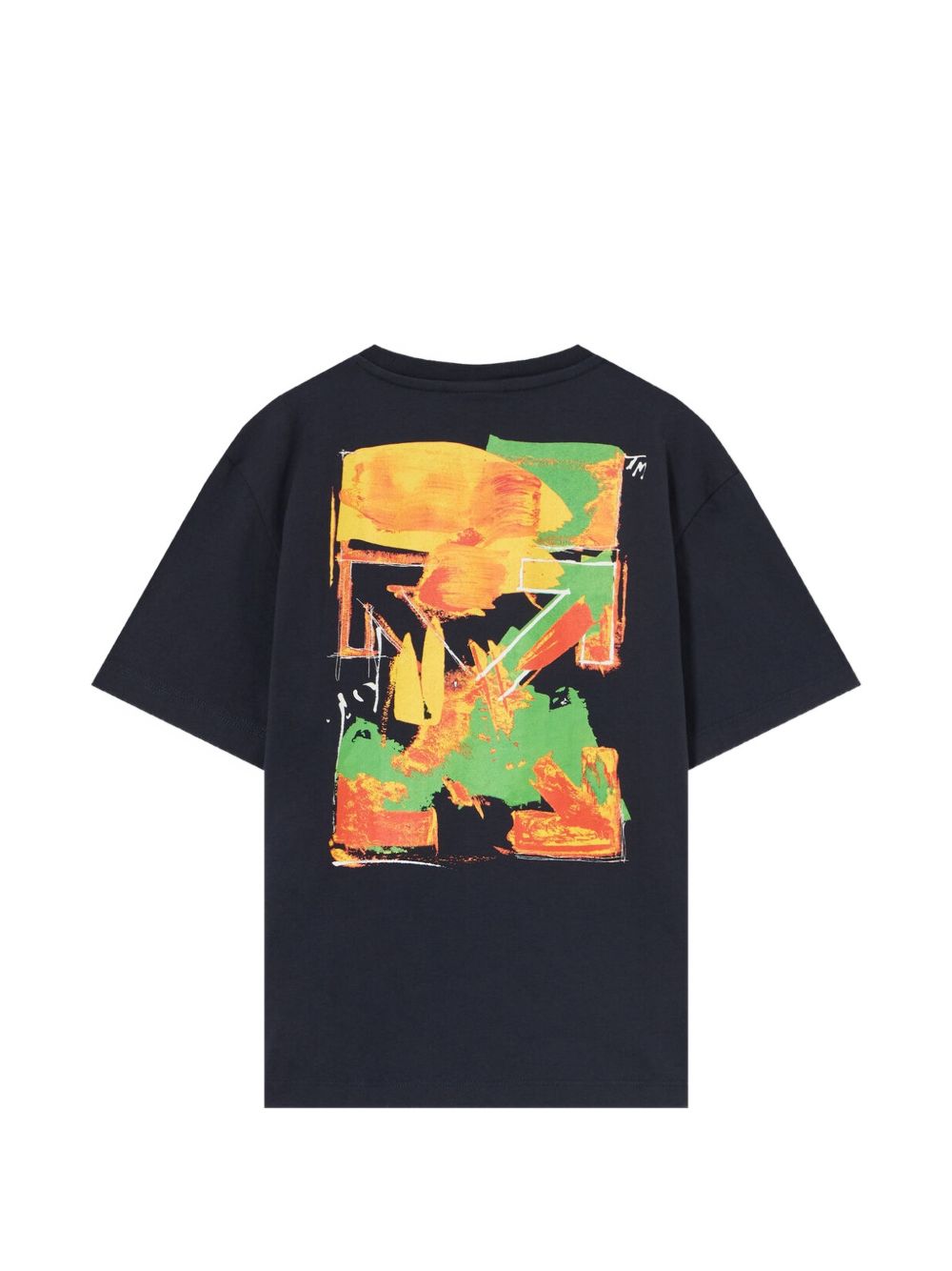 T-shirt per bambino Off White Kids con stampa OBAA002S26JER008 410 OFF WHITE KIDS 