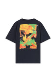 T-shirt per bambino Off White Kids con stampa OBAA002S26JER008 410 OFF WHITE KIDS 