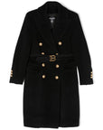 Balmain Kids cappotto doppiopetto